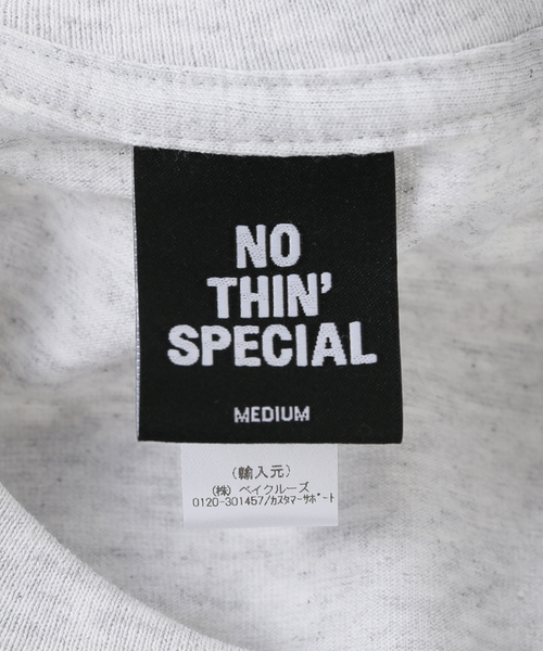 NOTHIN SPECIAL(ナッシンスペシャル)の「【NOTHIN SPECIAL/ナッシンスペシャル】 ARCH LOGO TEE(Tシャツ/カットソー・レディース・チャコールグレー・MEDIUM)」の6枚目の写真