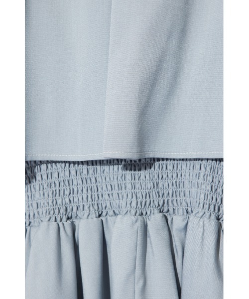 rienda(リエンダ)の「【AKB48 千葉恵里さん着用】バストフレアワンピース 秋服(ワンピース・レディース・ライトブルー/ブラック/ベージュ系その他/ホワイト系その他・MEDIUM/SMALL)」の15枚目の写真