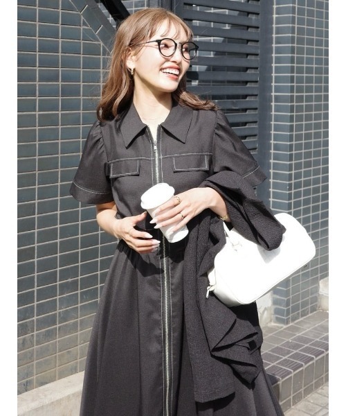 AKB48 千葉恵里さん着用】バストフレアワンピース 秋服（ワンピース