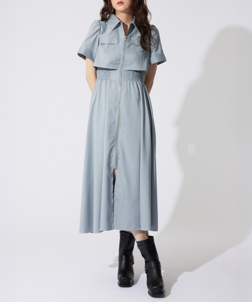 セール】【AKB48 千葉恵里さん着用】バストフレアワンピース 秋服