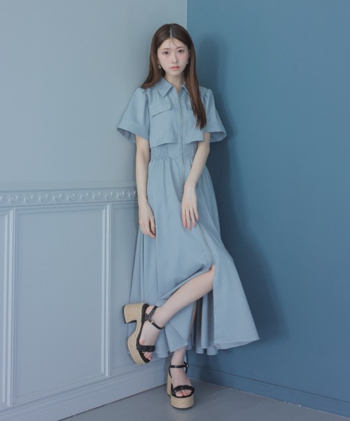 【美品】rienda リエンダ　女神ワンピ　AKB48千葉恵里さん着用 楽天市場】【AKB48 千葉恵里さん着用】【女神ワンピ