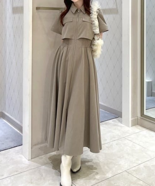 AKB48 千葉恵里さん着用】バストフレアワンピース 秋服（ワンピース