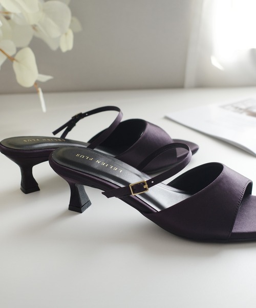 AmiAmi（アミアミ）の「さっと履ける！ストラップミュールサンダル（サンダル・レディース・アイボリー/ブラック/グレイッシュベージュ/ダークネイビー/ダークブラウン・L/LL/M/S）」の20枚目の写真