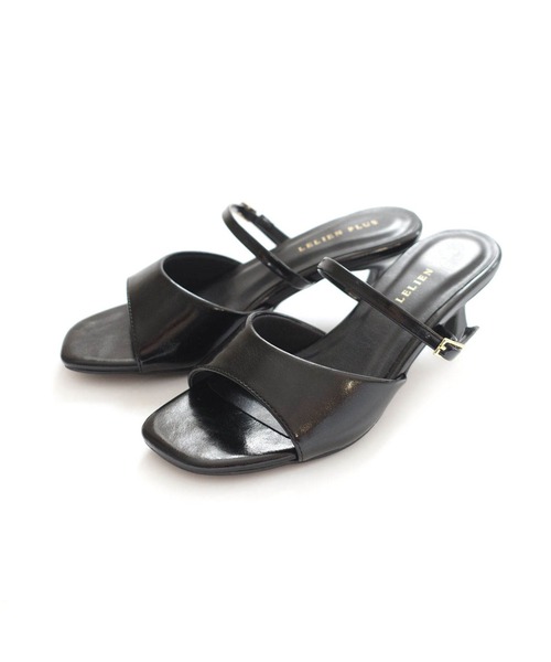 AmiAmi（アミアミ）の「さっと履ける！ストラップミュールサンダル（サンダル・レディース・アイボリー/ブラック/グレイッシュベージュ/ダークネイビー/ダークブラウン・L/LL/M/S）」の21枚目の写真