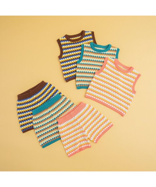 BREEZE（ブリーズ）の「【WEB限定】サマーニットタンクトップ（Tシャツ/カットソー・キッズ・ピンク/グリーン/ブラウン・110/120/80/130/90/100）」の13枚目の写真