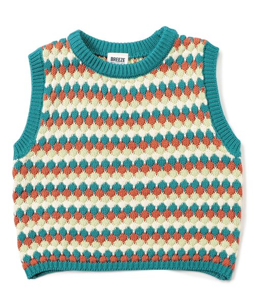 BREEZE（ブリーズ）の「【WEB限定】サマーニットタンクトップ（Tシャツ/カットソー・キッズ・ピンク/グリーン/ブラウン・110/120/80/130/90/100）」の16枚目の写真