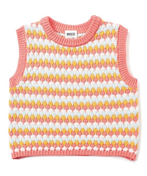 BREEZE（ブリーズ）の「【WEB限定】サマーニットタンクトップ（Tシャツ/カットソー・キッズ・ピンク/グリーン/ブラウン・110/120/80/130/90/100）」の17枚目の写真