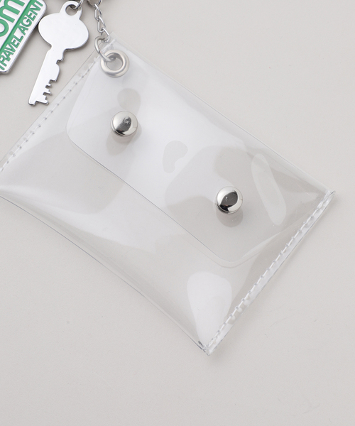 SLOBE IENA(スローブイエナ)の「made some sports wear for SLOBE IENA クリアポーチチャーム(キーケース/キーアクセサリー・レディース・シルバー・FREE)」の10枚目の写真