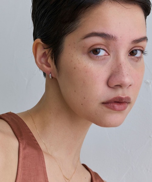 JUPITER（ジュピター）の「【SV】ドロップフープピアス/金属アレルギー対応/ニッケルフリー<動画あり>（ピアス（両耳用）・レディース・ゴールド/シルバー・FREE）」の4枚目の写真