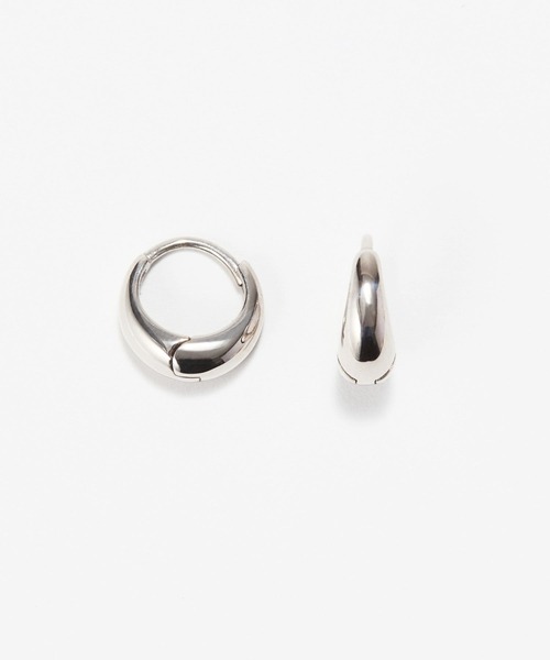 JUPITER（ジュピター）の「【SV】ドロップフープピアス/金属アレルギー対応/ニッケルフリー<動画あり>（ピアス（両耳用）・レディース・ゴールド/シルバー・FREE）」の6枚目の写真