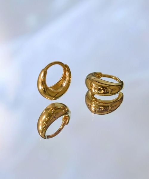 JUPITER（ジュピター）の「【SV】ドロップフープピアス/金属アレルギー対応/ニッケルフリー<動画あり>（ピアス（両耳用）・レディース・ゴールド/シルバー・FREE）」の19枚目の写真