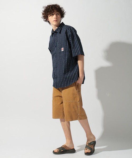 niko and...(ニコアンド)の「ペインターデニムショートパンツ(デニムパンツ・メンズ・ブラウン/ブラック/インディゴブルー/ブルー・LARGE/MEDIUM)」の11枚目の写真