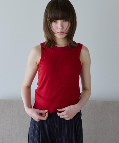 OAF TANK DOCKING TEE レイヤード タンクトップ トップス セール】layered color tank/レイヤードカラータンク（タンク
