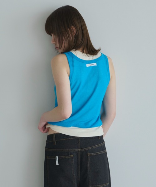 haek(ハク)の「layered color tank/レイヤードカラータンク(タンクトップ・レディース・ブルー/レッド・FREE)」の21枚目の写真