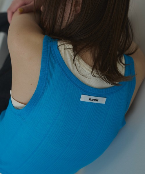 haek(ハク)の「layered color tank/レイヤードカラータンク(タンクトップ・レディース・ブルー/レッド・FREE)」の5枚目の写真