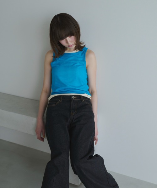 haek(ハク)の「layered color tank/レイヤードカラータンク(タンクトップ・レディース・ブルー/レッド・FREE)」の15枚目の写真