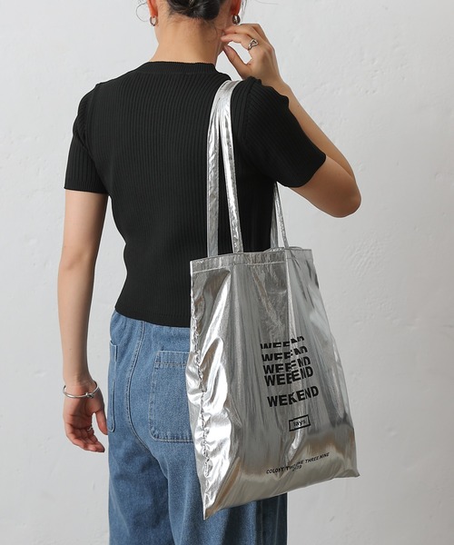 COLONY 2139（コロニートゥーワンスリーナイン）の「7デイズウィークエンドトートバッグ（トートバッグ・レディース・シルバー・FREE）」の6枚目の写真