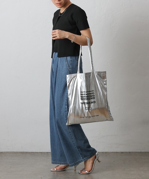 COLONY 2139（コロニートゥーワンスリーナイン）の「7デイズウィークエンドトートバッグ（トートバッグ・レディース・シルバー・FREE）」の12枚目の写真
