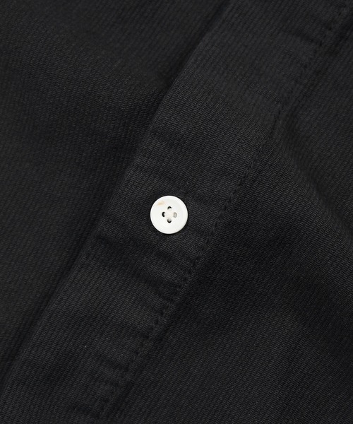 The DUFFER of ST.GEORGE(ザダファーオブセントジョージ)の「UNCUT CORDUROY S/S SHIRT PARKA:セットアップ アンカットコーデュロイ 半袖シャツパーカー(シャツ/ブラウス・メンズ・ライトブルー/ブラック・LARGE/MEDIUM/X-LARGE)」の14枚目の写真