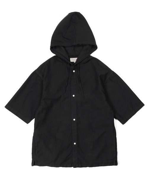 The DUFFER of ST.GEORGE(ザダファーオブセントジョージ)の「UNCUT CORDUROY S/S SHIRT PARKA:セットアップ アンカットコーデュロイ 半袖シャツパーカー(シャツ/ブラウス・メンズ・ライトブルー/ブラック・LARGE/MEDIUM/X-LARGE)」の9枚目の写真