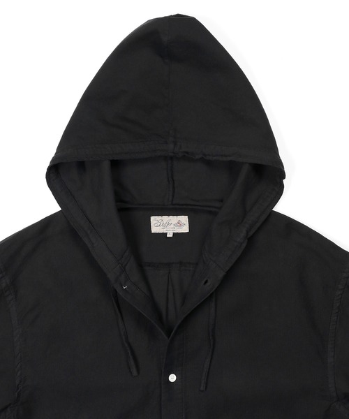 The DUFFER of ST.GEORGE(ザダファーオブセントジョージ)の「UNCUT CORDUROY S/S SHIRT PARKA:セットアップ アンカットコーデュロイ 半袖シャツパーカー(シャツ/ブラウス・メンズ・ライトブルー/ブラック・LARGE/MEDIUM/X-LARGE)」の11枚目の写真