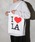 THRIFTY LOOK�i�X���t�e�B�[���b�N�j�́uTHRIFTY LOOK / �X���t�e�B�[���b�N 'I LOVE LA' COTTON TOTE BAG �O���t�B�b�N �g�[�g�o�b�O�i�g�[�g�o�b�O�j�v�b�z���C�g