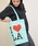 THRIFTY LOOK�i�X���t�e�B�[���b�N�j�́uTHRIFTY LOOK / �X���t�e�B�[���b�N 'I LOVE LA' COTTON TOTE BAG �O���t�B�b�N �g�[�g�o�b�O�i�g�[�g�o�b�O�j�v�b�~���g