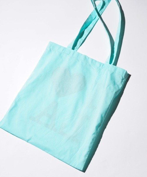 THRIFTY LOOK(スリフティールック)の「THRIFTY LOOK / スリフティールック "I LOVE LA" COTTON TOTE BAG グラフィック トートバッグ(トートバッグ・メンズ・ピンク/ミント/ライトパープル・ONE SIZE)」の11枚目の写真