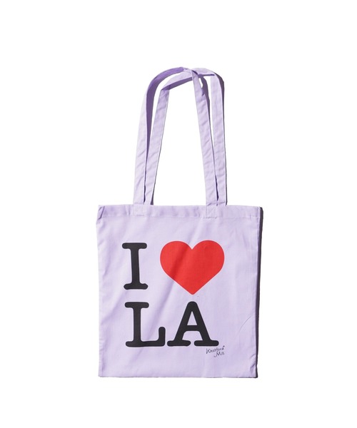 THRIFTY LOOK(スリフティールック)の「THRIFTY LOOK / スリフティールック "I LOVE LA" COTTON TOTE BAG グラフィック トートバッグ(トートバッグ・メンズ・ピンク/ミント/ライトパープル・ONE SIZE)」の15枚目の写真