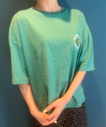 【TOM & JERRY/トムとジェリー】天竺 プリント WIDEシルエット 半袖Tシャツ