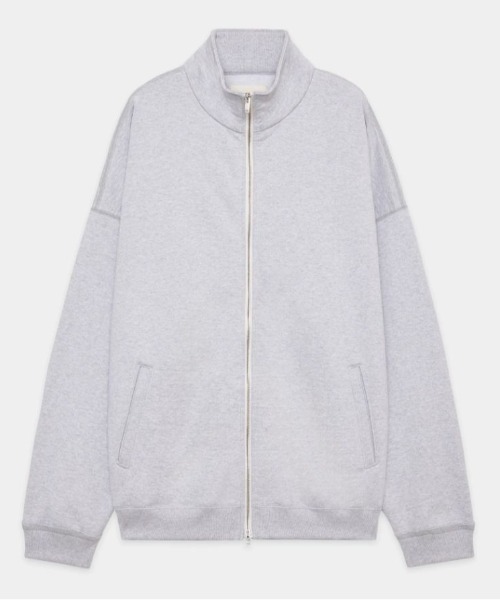 marka（マーカ）の「marka / マーカ / TRACK JACKET HUGE オーガニックコットンヘビー吊裏毛 / トラックジャケットヒュージ（その他アウター・メンズ・ブラック/グレー・2/1）」の6枚目の写真