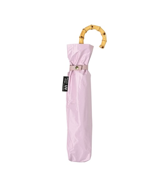 nifty colors(ニフティーカラーズ)の「【日傘 晴雨兼用】Peachdrop sun shade 2steps mini 50㎝(折りたたみ傘・レディース・ピンク/ホワイト/ベージュ・FREE)」の1枚目の写真