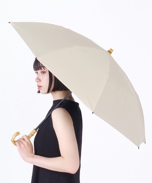 nifty colors(ニフティーカラーズ)の「【日傘 晴雨兼用】Peachdrop sun shade 2steps mini 50㎝(折りたたみ傘・レディース・ピンク/ホワイト/ベージュ・FREE)」の13枚目の写真