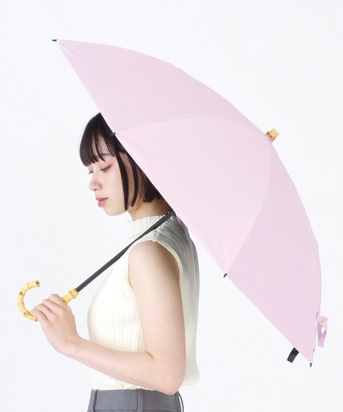nifty colors(ニフティーカラーズ)の「【日傘 晴雨兼用】Peachdrop sun shade 2steps mini 50㎝(折りたたみ傘・レディース・ピンク/ホワイト/ベージュ・FREE)」の19枚目の写真