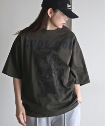 クールアニマルプリントTシャツ