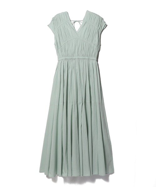 ESTNATION（エストネーション）の「ESTNATION / コットンギャザー ワンピース（ワンピース・レディース・ブラック/ピンク/ライトグリーン・FREE）」の12枚目の写真