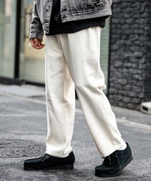 ルーズシルエットワイドデニムパンツ