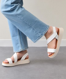 【Oh my Sandals】クッションインソール厚底サンダル(E52108)