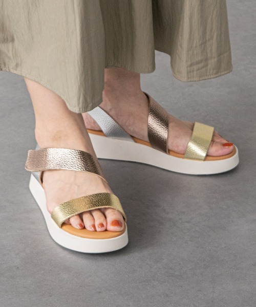 inter-chaussures(インターショシュール)の「【Oh my Sandals】クッションインソール厚底サンダル(E52108)(サンダル・レディース・ブラック/ブラウン系その他/ホワイト/ゴールド系その他・35/36/37/38/39)」の22枚目の写真