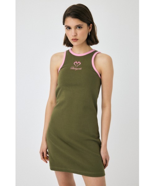 MOUSSY(マウジー)の「BEP SLEEVELESS ミニドレス(ワンピース・レディース・ネイビー/カーキ・1/2)」の7枚目の写真