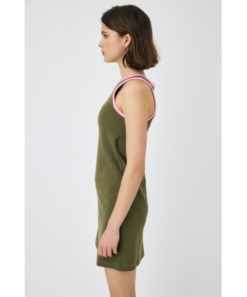 MOUSSY(マウジー)の「BEP SLEEVELESS ミニドレス(ワンピース・レディース・ネイビー/カーキ・1/2)」の9枚目の写真