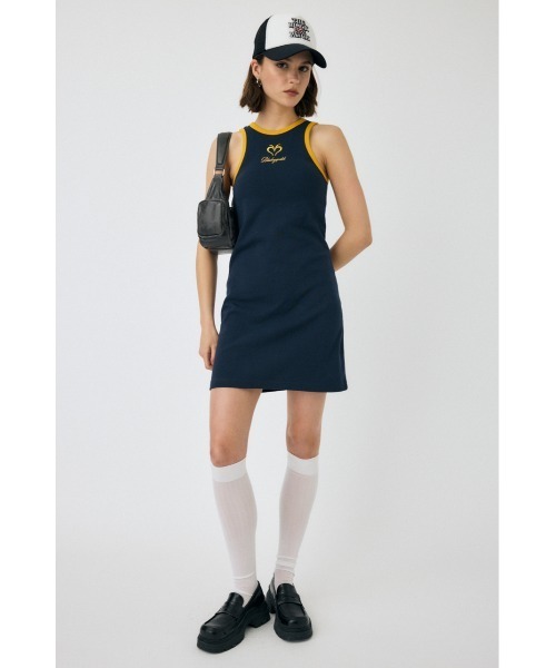 MOUSSY(マウジー)の「BEP SLEEVELESS ミニドレス(ワンピース・レディース・ネイビー/カーキ・1/2)」の18枚目の写真