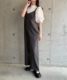 cuorequal（クオレコール）の「ストラップダブルオールインワン（つなぎ/オールインワン）」