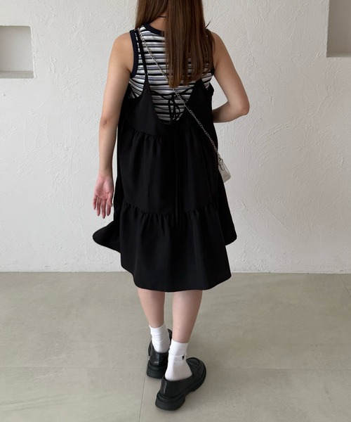 kutir（クティール）の「マルチボーダーメロータンクトップ（タンクトップ・レディース・ネイビー/レッド/ブラウン・FREE）」の16枚目の写真