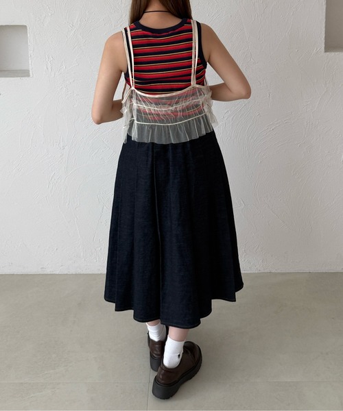 kutir（クティール）の「マルチボーダーメロータンクトップ（タンクトップ・レディース・ネイビー/レッド/ブラウン・FREE）」の22枚目の写真