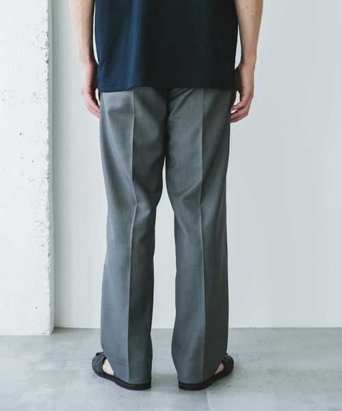 URBAN RESEARCH DOORS（アーバンリサーチドアーズ）の「『接触冷感/防シワ/UVカット/マシンウォッシャブル』ドライギャバジン イージースラックス（その他パンツ・メンズ・ネイビー/チャコールグレー/グレー・LARGE/MEDIUM）」の7枚目の写真