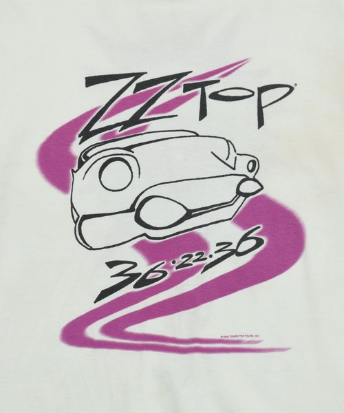LABORATORY R（ラボラトリーアール）の「【USED】90’s Giant “ZZ TOP” バンド Tシャツ（Tシャツ/カットソー・メンズ・ホワイト・LARGE）」の2枚目の写真
