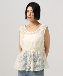 [前後で着られる]2WAYレースベスト