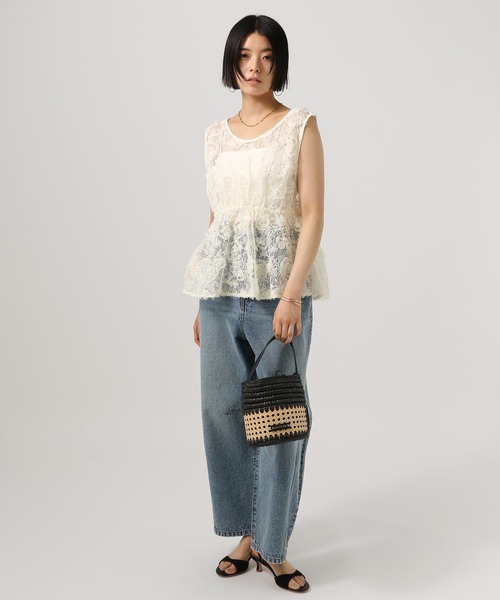 BAYFLOW（ベイフロー）の「[前後で着られる]2WAYレースベスト（ベスト・レディース・ブラック/グレー/オフホワイト・FREE）」の13枚目の写真