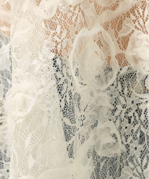 BAYFLOW（ベイフロー）の「[前後で着られる]2WAYレースベスト（ベスト・レディース・ブラック/グレー/オフホワイト・FREE）」の10枚目の写真